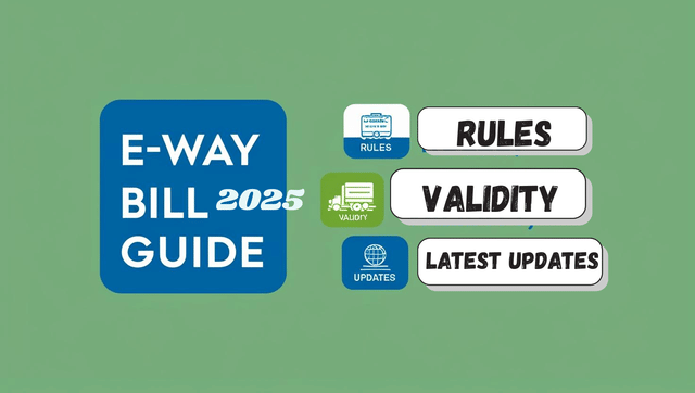 E-Way Bill Guide 2025: Rules, Process, Validity, and Latest Updates