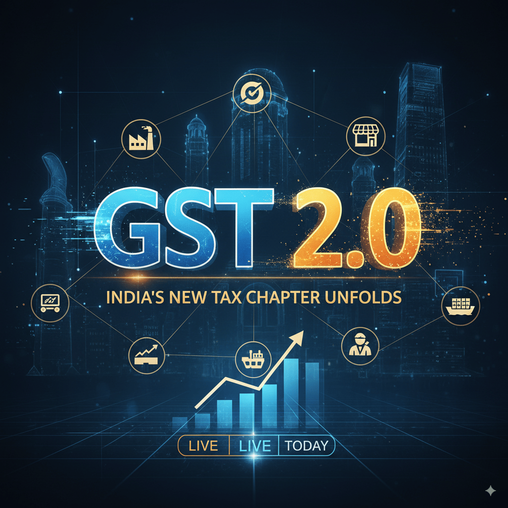 GST 2.0 Is Live: India's New Tax Chapter Unfolds Today