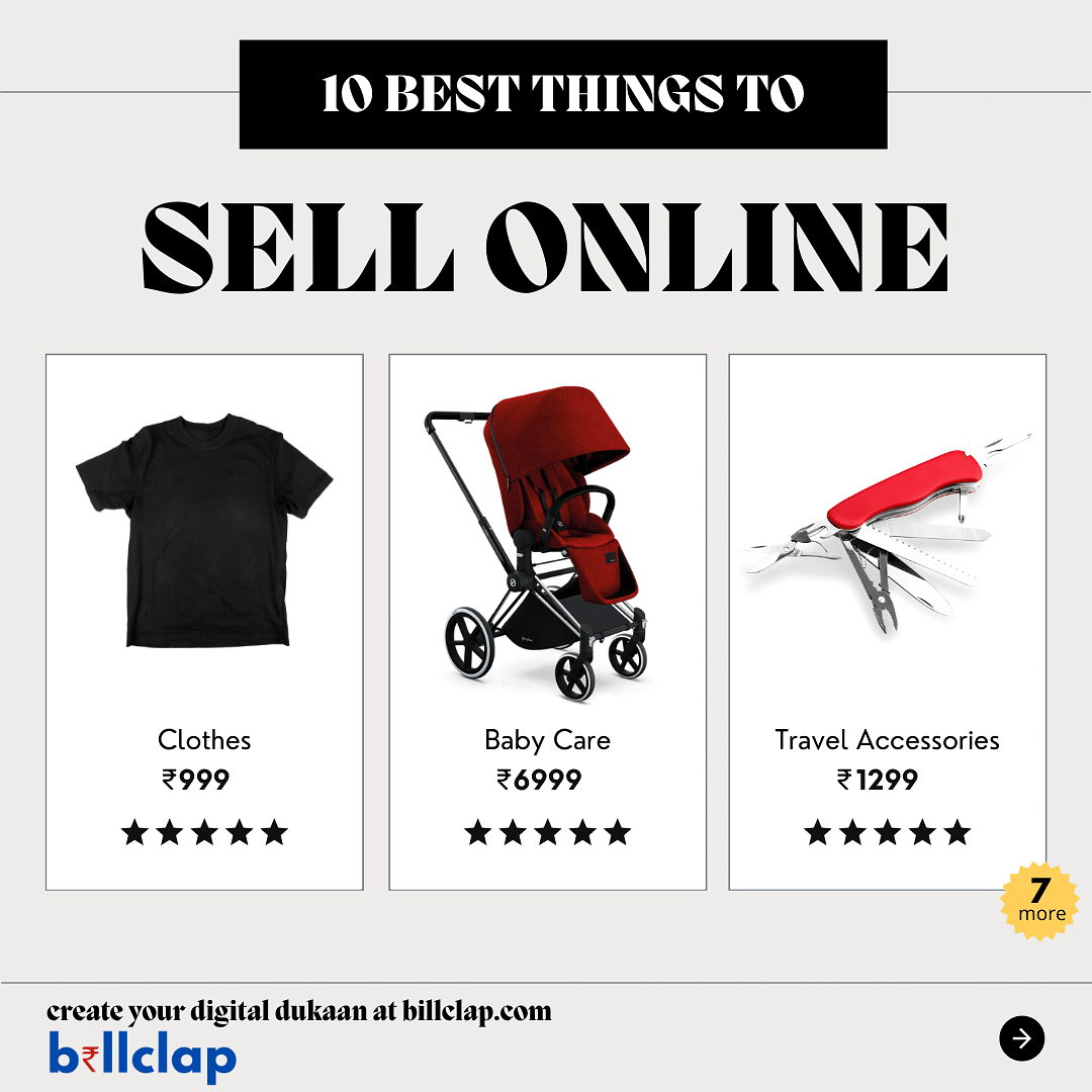 Best 10 things to sell online in 2022