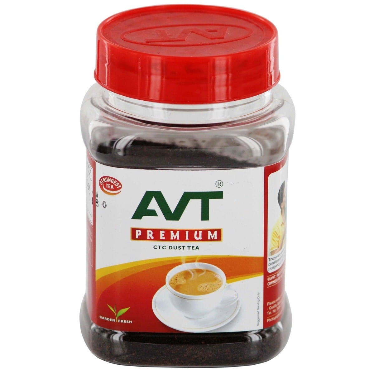 AVT Premium CTC Dust Tea Jar 500g