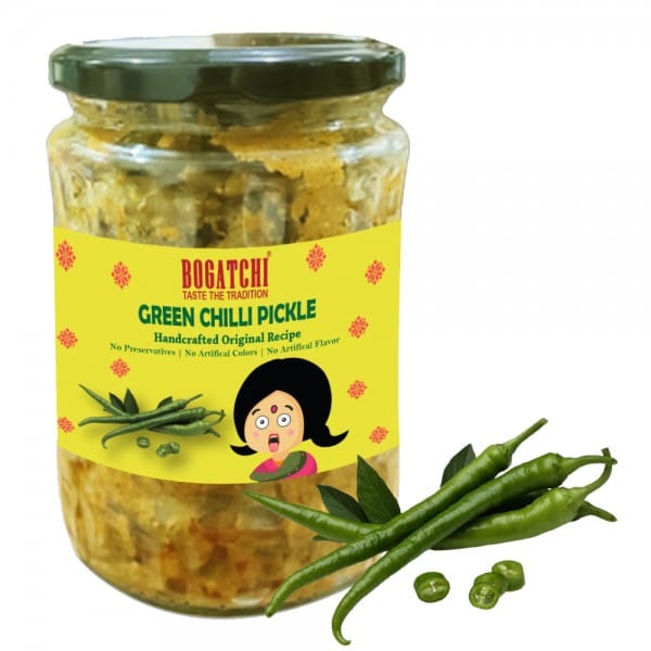 Bogatchi Green Chilli Pickle