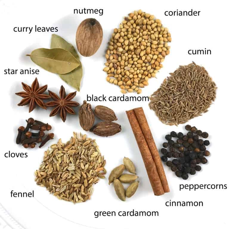 garam masala items