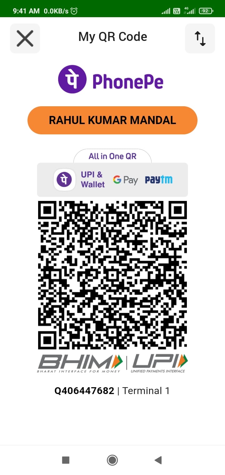 All QR Scanner Sticker without Booking