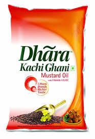 Dhara (kachi Ghani mustard oil)1L