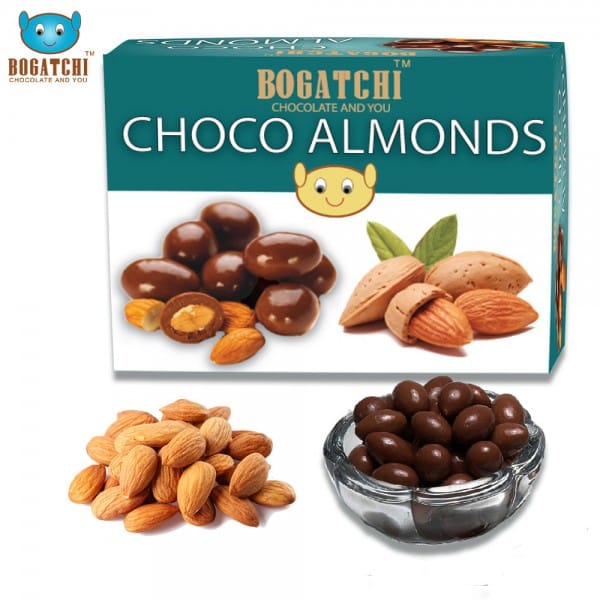 Chocolate Coated Almonds Rich Dark Chocolate Coated Dry Fruits