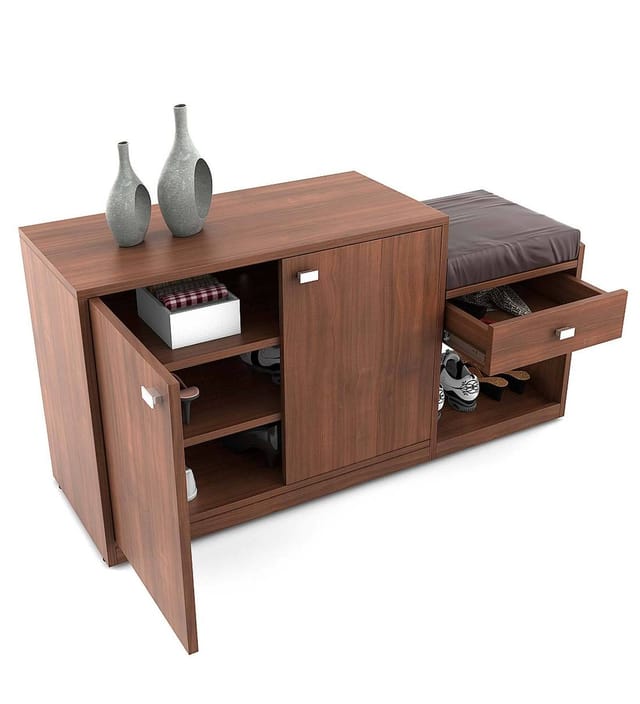Modern Shoe Rack with Seat