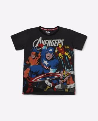 Avengers Print Round-Neck T-shirt