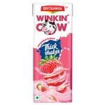 Britannia Winkin' Cow Strawberry Milkshake 200 ml (Tetra Pak)