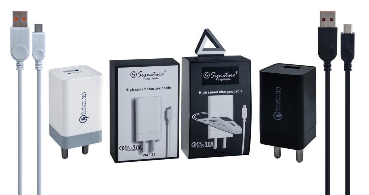 Signature VMT - 33 High Speed Charger With Cable