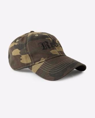 Camo Print Cap with Emroidery