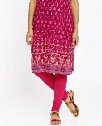Churidar Leggings with Elasticated Waistband