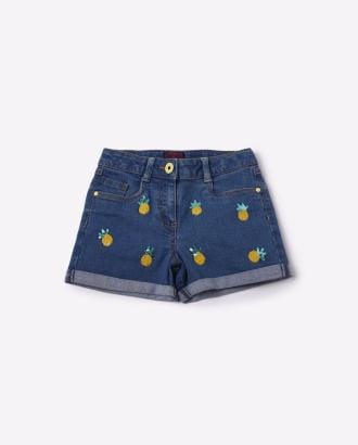 Embellished Shorts with Headband