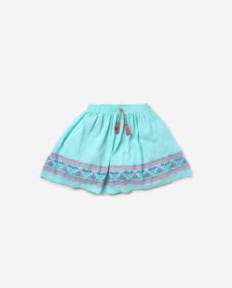 Flared Skirt with Elasticated Waist
