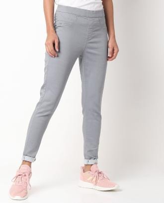 Flat-Front Trousers with Insert Pockets