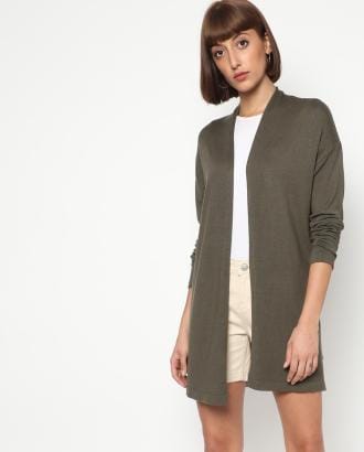 Front-Open Longline Shrug