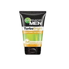 GARNIER MEN TURBO BRIGHT FACE WASH