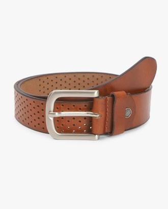 Genuine Leather Belt with Perforation