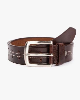 Genuine Leather with Buckle Closure