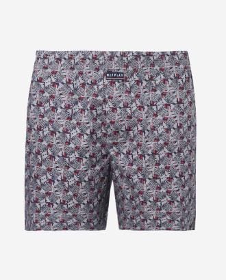 Geometric Print Boxers with Elasticated Waistband