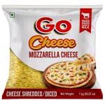 Go Mozzarella Shredded Cheese 1 kg (Pouch)