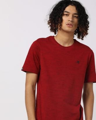 Heathered Crew-Neck T-shirt