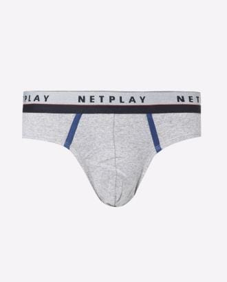 Heathered Panelled Briefs