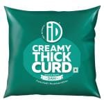 iD Natural Creamy Thick Curd 400 g (Pouch)