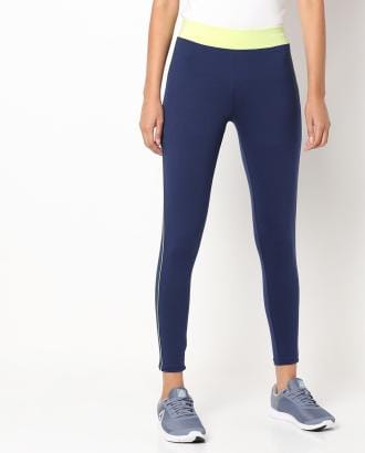 Leggings with Contrast Waistband