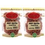 Miltop Dry Dates 500 g (Pack of 2)