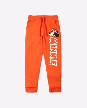 Minnie Mouse Print Joggers with Slip Pockets