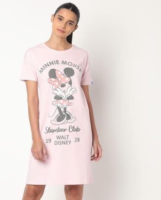 Minnie Mouse Print Nightshirt