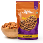 Nutri Organics Dry Fruit 100% Natural Premium California Almonds 1 kg