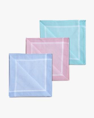 Pack of 3 Checked Handkerchiefs
