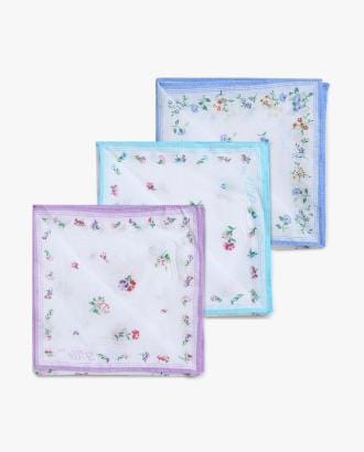 Pack of 3 Floral Print Handkerchiefs