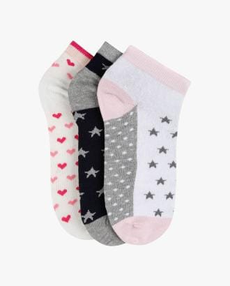 Pack of 3 Knit Low Everyday Socks