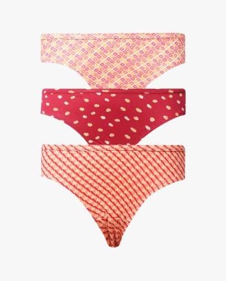 Pack of 3 Printed Hipster Panties