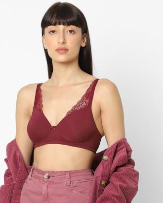 Padded Bra with Lace Trims