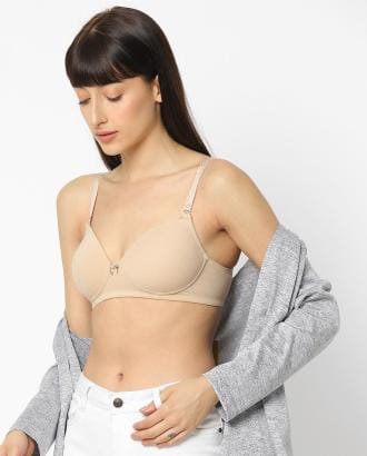 Padded T-shirt Bra with Adjustable Straps