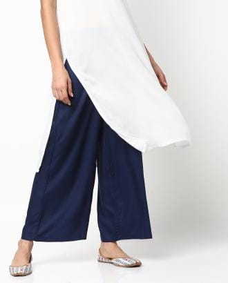 Palazzos with Semi-Elasticated Waist