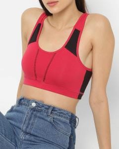 Panelled Sports Bra