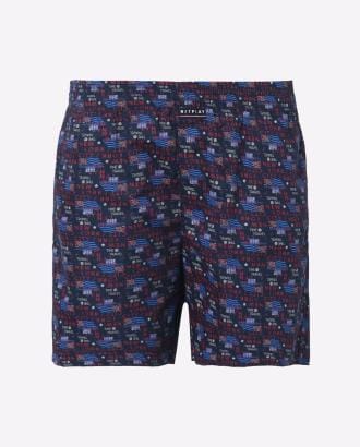 Printed Boxers with Elasticated Waistband