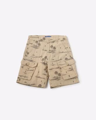 Printed Cargo Shorts