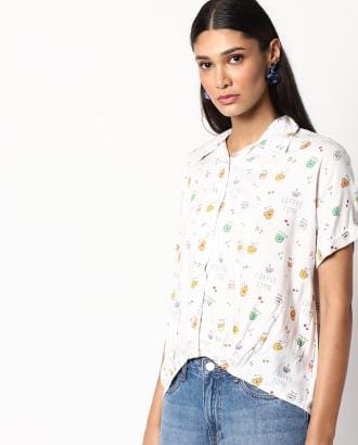 Printed Cotton Shirt