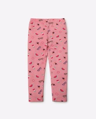 Printed Leggings with Elasticated Waist