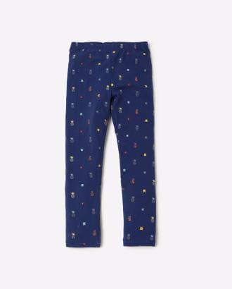 Printed Leggings with Elasticated Waistband