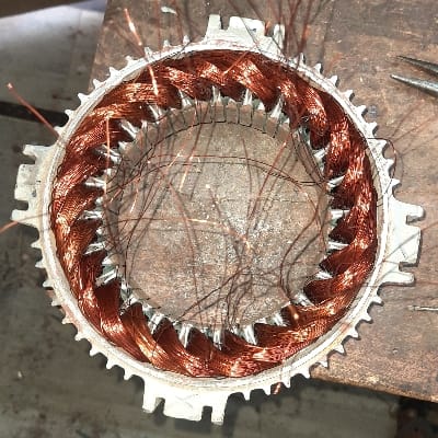 600mm. 3ph. Exhust Fan Rewinding Work