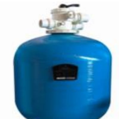 AS400T High performance BOBBIN WOUND SAND MEDIA FILTER comes with TOP MOUNT multiport valve has UV and corrosion resistant,
Hydraulically balanced umbrella - fold laterals for balanced flow, backwashing and easy maintenance. Multi- port 6-way valve (Cla