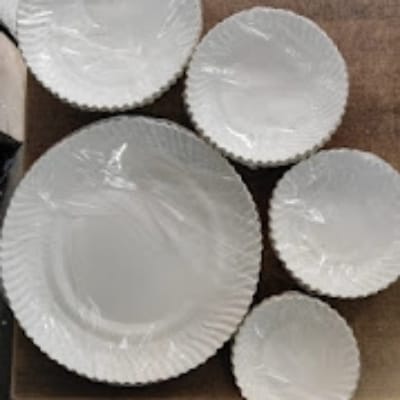 Silver plate farute size 10