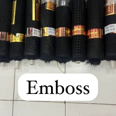 Black emboss