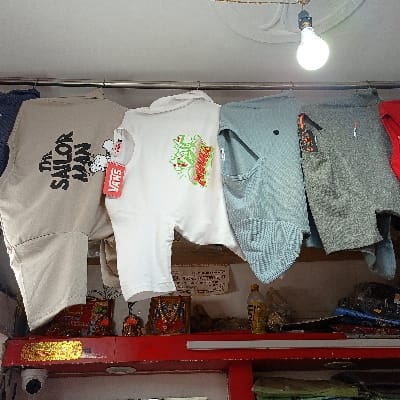 T shirts down shoulder